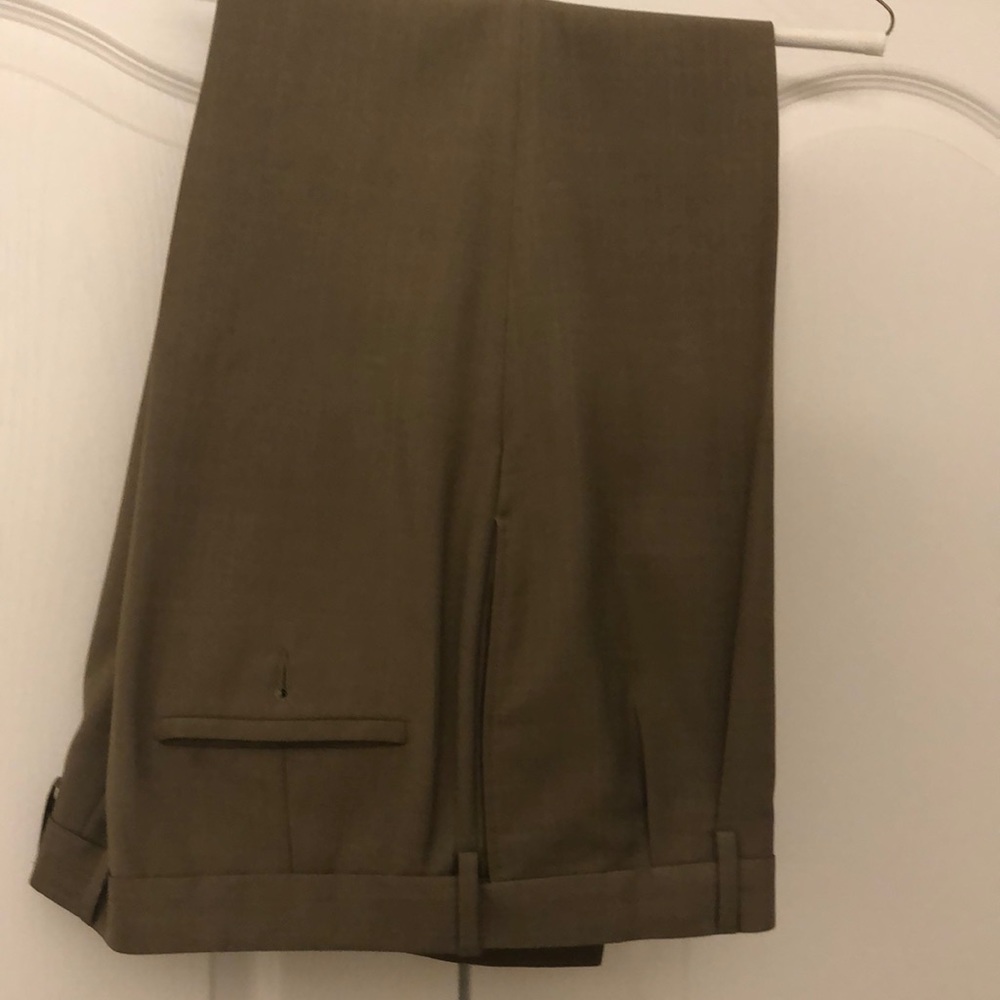 Tan suit pants